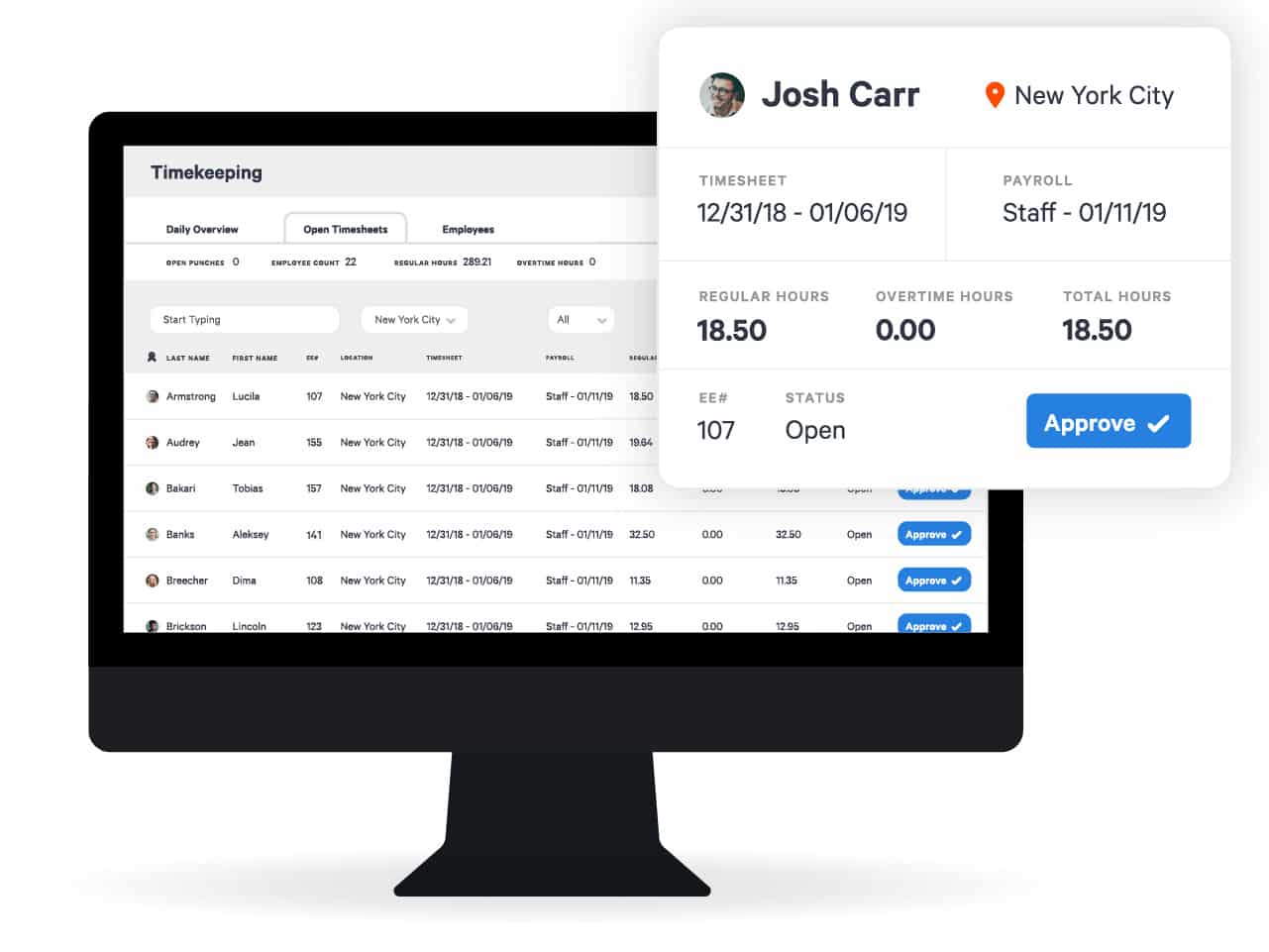 Toast POS Profile sample in desktop.