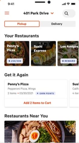 Toast Online Ordering.